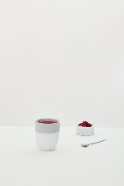 HAZE MUG WHITE/GREY A 330 ML
